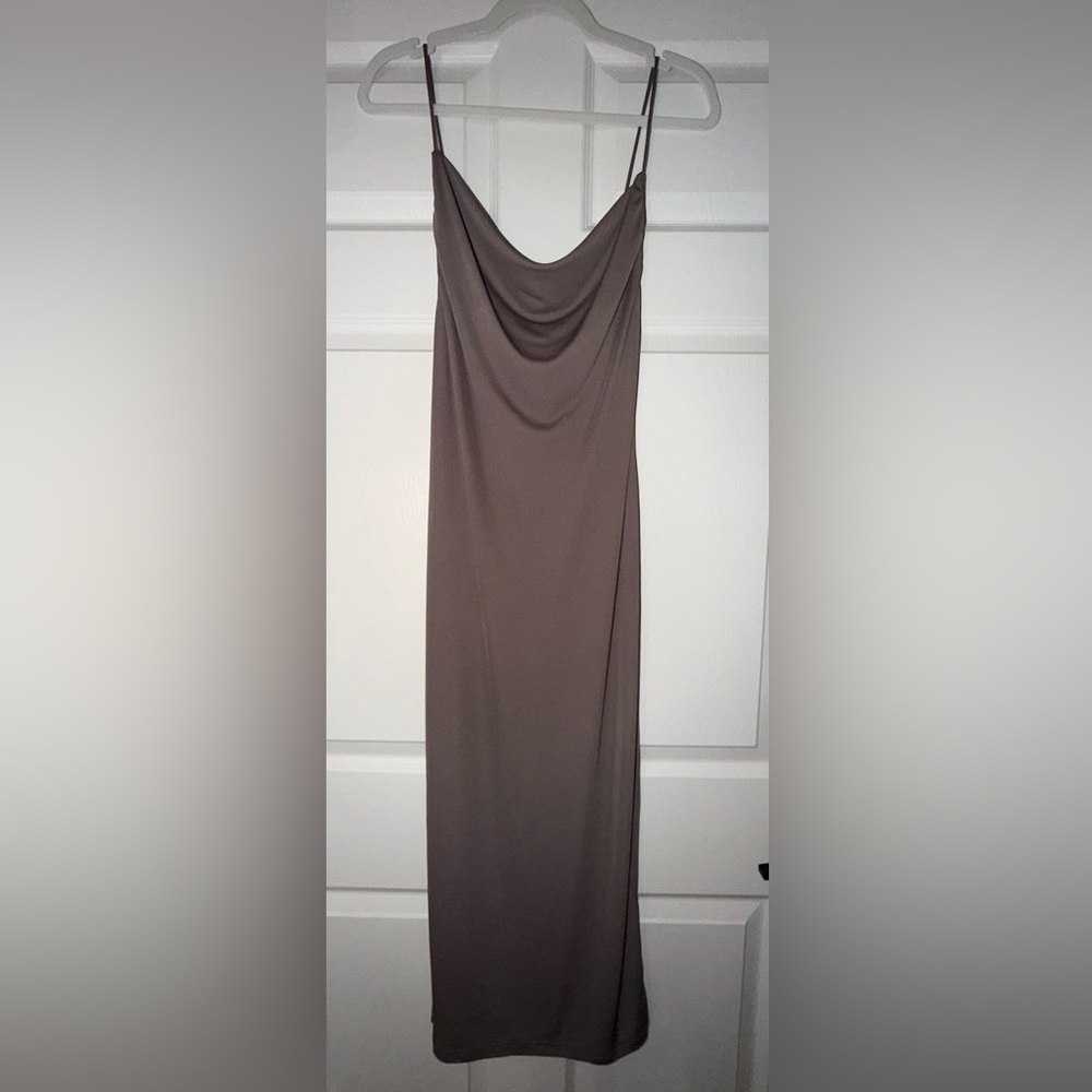 Brown Zara Midi Dress